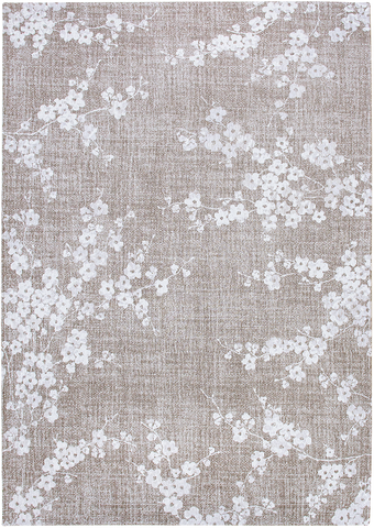 Cherry Blossom Flat Weave rug using 20% recycled polyester, also known as Zakura by Louis De Poortere
