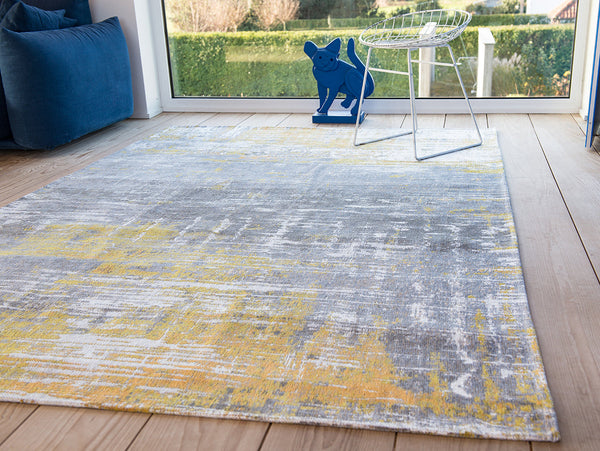 Atlantic Beach Large Ochre - Love Is A Rug