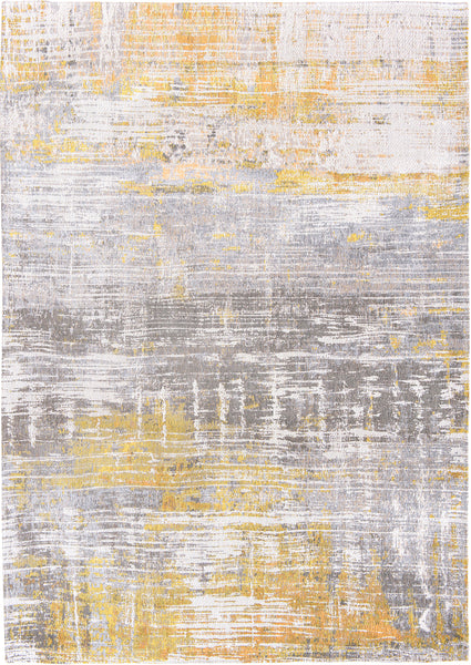 Inspired by the sandy beaches of Long Island and New Jersey this Large rug is also known as Streaks Sea Bright Sunny by Louis De Poortere