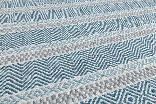 Beach Hut Blue - Love Is A Rug