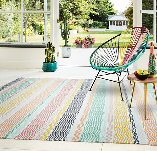 Beach Hut Pastel - Love Is A Rug