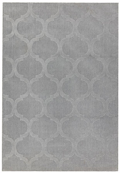 Grey Trellis design outdoor rug also known as Antibes by Asiatic
