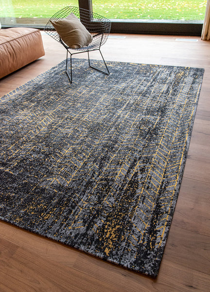 New York Ladder Gold Large - Love Is A Rug