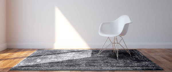 New York Ladder Charcoal Large - Love Is A Rug