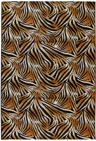 Wild Tropical design Rug for indoor or outdoor use also known as Tropicana by Oriental Weavers.