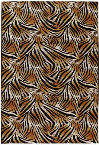 Wild Tropical design Rug for indoor or outdoor use also known as Tropicana by Oriental Weavers.