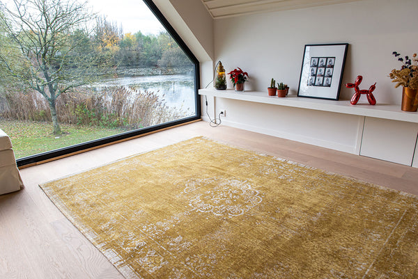 Vintage Medallion Ochre Large - Love Is A Rug